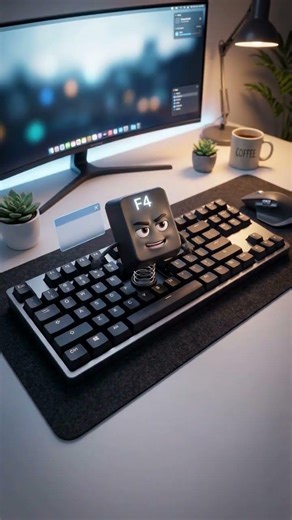 Keyboard series| F4 Key... #aitalking #viral #pc #computer #trending #shortsfeed #shorts #education