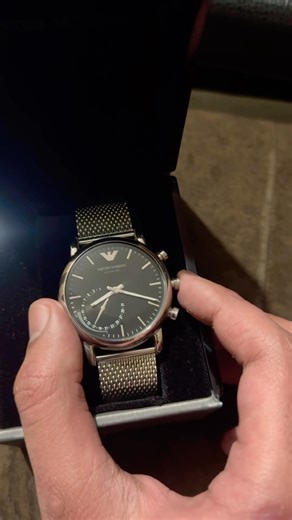 Unboxing Emporio Armani Hybrid smart watch #emporioarmaniwatch #watch #luxury