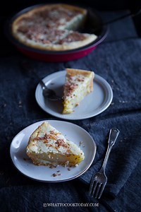 Baked Chinese New Year Sweet Nian Gao (Baked Mochi Cake)