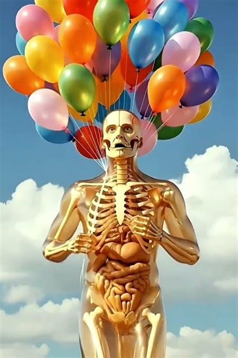 100 Balloons Experiment… Can a Human Fly? 🎈😳 #shorts #viral