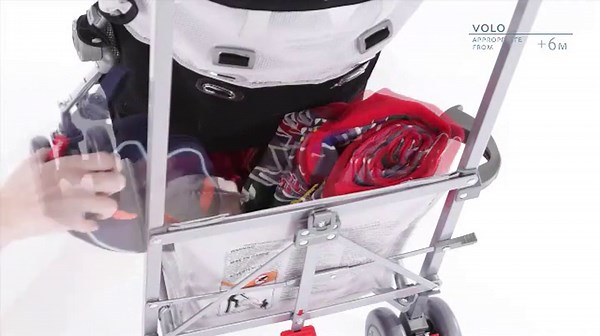 Maclaren Volo Stroller, Silver/Black