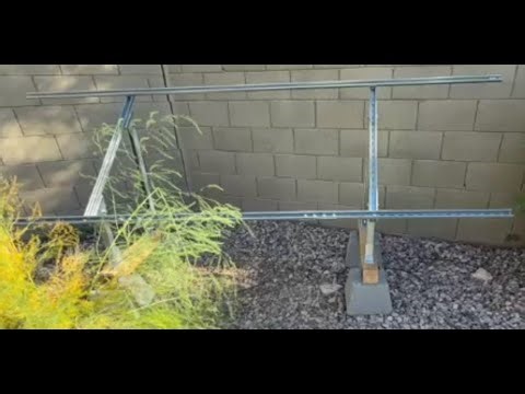 Assembling Eco worthy Solar Rack 12 17 25