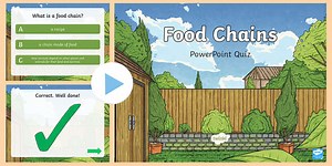 Science Food Chains PowerPoint Quiz