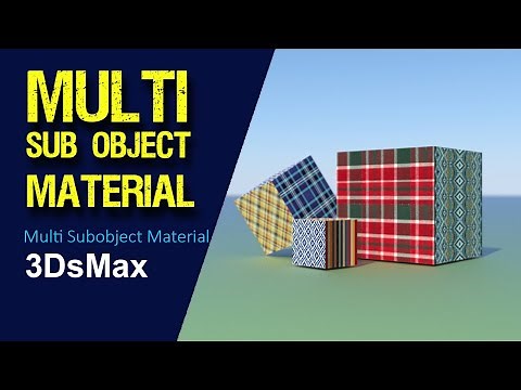 MULTI SUB-OBJECT material in 3Dsmax | ‪@Quick3D‬