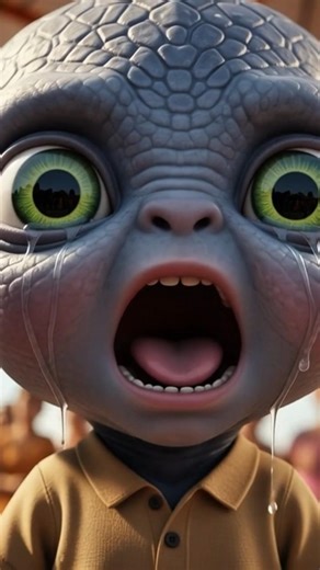 "The World Shocked! 😱 See What Happens When They Hurt This Little👽💪" #sadworld #alien