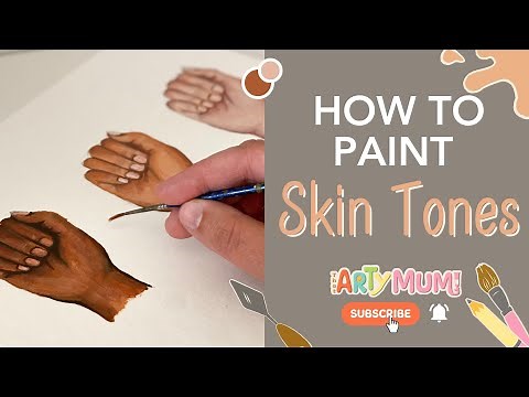 Painting Tips: How to Paint Skin Tones in Acrylic Paint - Tutorial for Beginners