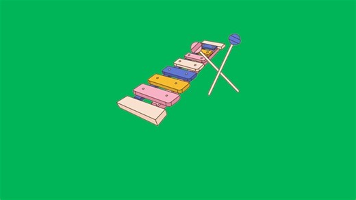 Xylophone, Instrument, Music. Free Stock Video