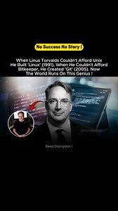 Linus Torvalds, a Finnish software engineer, revolutionized computing twice out of necessity. In **1991**, as a student, he couldn't afford **Unix**, so he created **Linux**, a free and open-source operating system that now powers **servers, supercomputers, smartphones (Android), and even space missions**. In **2005**, when he lost access to **BitKeeper**, a proprietary version control system, he built **Git**, now the world's most widely used version control system, enabling collaboration on **