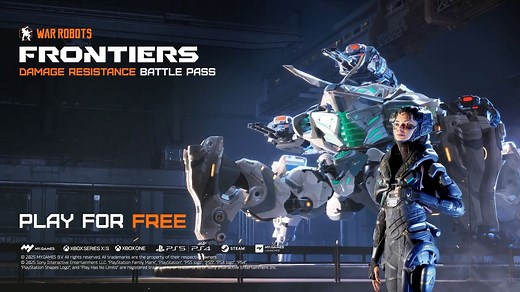 War Robots Frontiers official damage resistance battle pass trailer