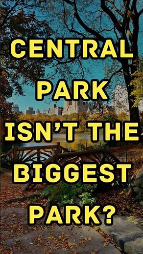 Central Park New York Quiz: Which Park Is Even Bigger? | World Trivia #shorts