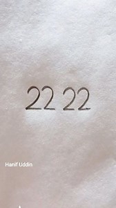 How to draw birds from numbers 2222 #art #drawing #artist #artwork #draw | Hanif Uddin