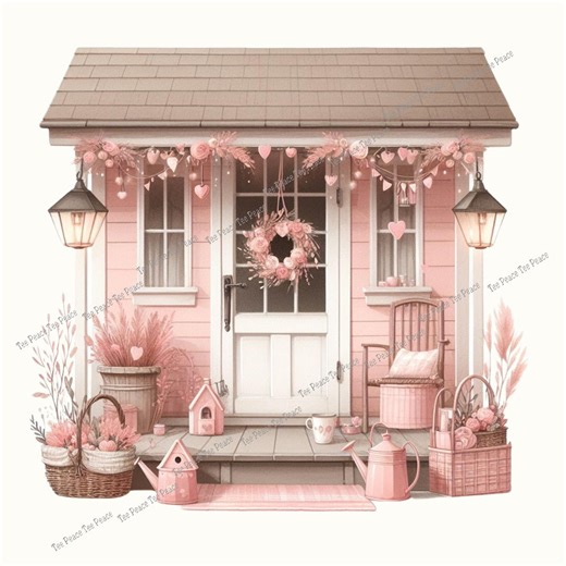 Country Cottage Fabric Panel, Quilt Sewing Square, Multiple Sizes, Fc4v - Etsy