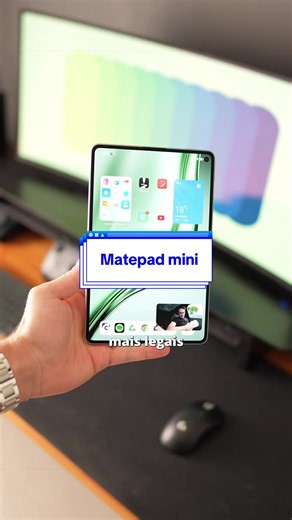 Esse tablet é incrível!! O Huawei matepad mini 🫪 #tablet #tech