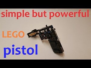 LEGO Technic Pistol + Instructions | simple but powerful | 145 km/h | 0.35 J
