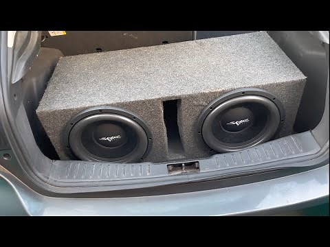 2 12 inch Skar Audio subwoofer install - VD12-4. 2013 Ford Focus