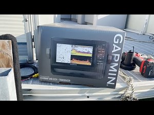 forgot about this video. lol. Garmin Install on Pontoon