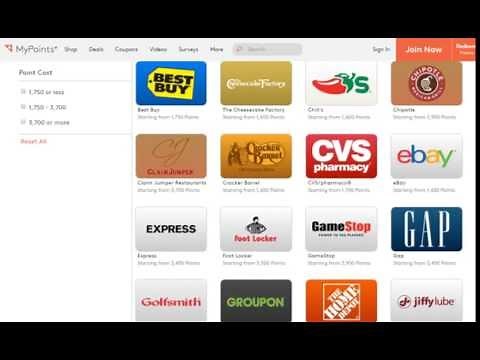 Redeem MyPoints Rewards for Gift Cards Amazon, BestBuy, CVS, and More - MyPoints Review