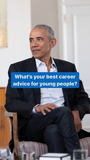 LinkedIn News on Instagram: "@barackobama’s best career advice: 1️⃣ “Just know how to get stuff done.” 2️⃣ “Worry more about what you want to do rather than what you want to be.” Watch @danrothnyc’s full interview with @barackobama via link in bio."