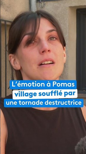 HEARTBREAKING TESTIMONY - A resident of Pomas after the tornado