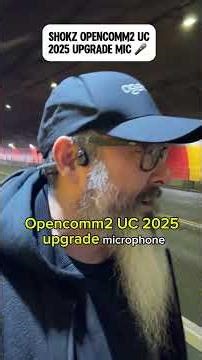 Shokz OpenComm2 UC 2025 Mic Test in a Traffic Tunnel | Real-World Noise Test