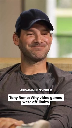 Tony Romo explains why he couldn’t play video games before NFL games. #nfl #videogames #madden #tonyromo | Graham Bensinger