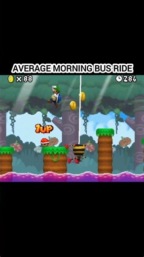 Can't be late to the Dorrie Bus Ride 🤣 #mario #nintendo #retrogaming