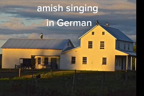 amish singing in German #amish #amishsinging
