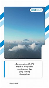 Mount Semeru Erupts Three Times 😱