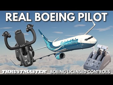 Real Boeing Pilot | Thrustmaster TCA Boeing Yoke and Throttle | First Look and Impression