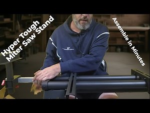 Assembling Hyper Tough Hyper Stack Heavy Duty 500-lb Miter Saw Stand