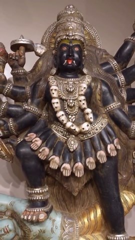 Black Marble Kali Sculpture | Angry Hindu Goddess Statue, 18 Inch Handmade Item - Etsy