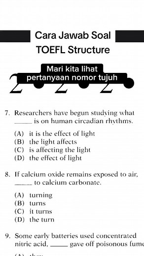Cara Jawab Soal TOEFL Structure: Tips Praktis