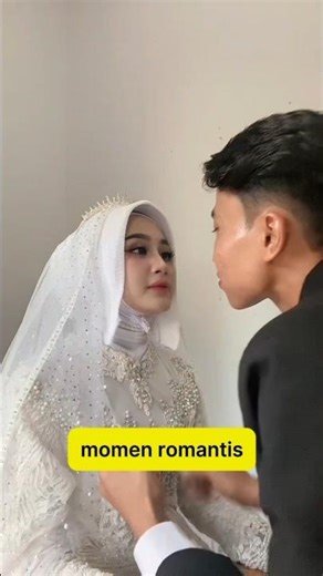 romantic moment when the groom suddenly kisses the bride ‼️‼️#bride #romantic