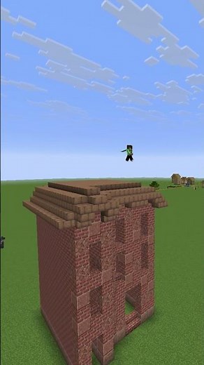 Simple Brick House in Minecraft #minecraft #gaming #minecraftbuilding #minecrafttutorial