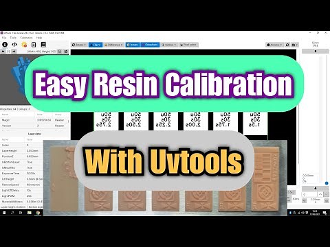 Find Perfect Resin Exposure using Multiple Exposure Finder For 3d Printer Resin Using Uvtools