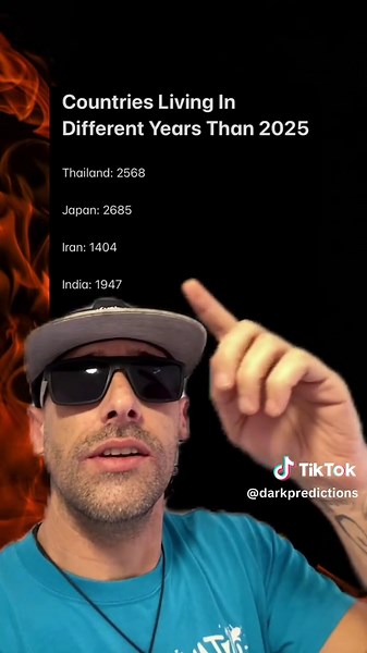 Países con años diferentes al resto del mundo