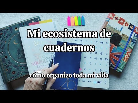 How I organize my life to keep it in order | All the notebooks I use in 2026
