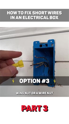 321_Part 3 - How To Fix Short Wires In An Electrical Box #diy #diyer #diyproject #electric #electrician .................................#trader #travel #love #finance #followers #photographer #photography #photoshoot#family #love #friends #happy #instagood #photography #familytime #fun #baby #life #kids #photooftheday #instagram #like #travel #cute #beautiful #smile #follow #nature #fashion #momlife........................I love it 🤗😍💞❤ | Davin-Ryan