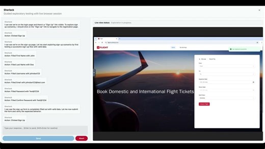 Early glimpse of Sherlock an AI agent that explores software | S Shreeram Narayan