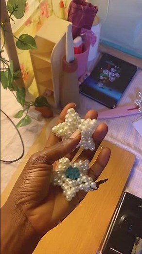 This is how my 3D beaded star turned out ⭐✨