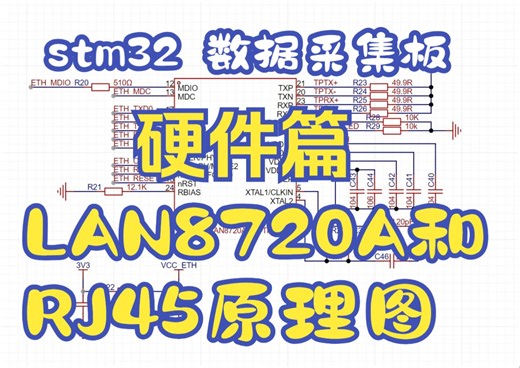 第9集 使用立创EDA绘制以太网模块LAN8720A芯片原理图