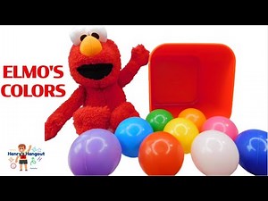 Colors With Elmo, Sesame Street Colors, Educational Preschool Toy Video, Learn Colors for Toddlers