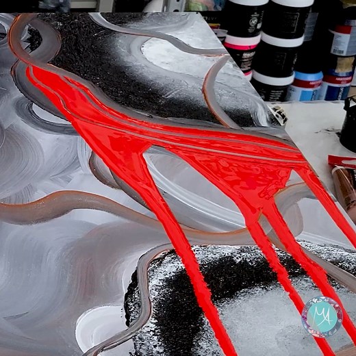 359K views · 1.8K reactions | Movie Inspired! "Ghost" - Abstract Intuitive Artwork This painting was a collaboration with Mark J Ratcliffe Art. He gave me the movie Ghost and I had to watch it and paint something based off of the movie. I talk you through my thoughts on how i came to this final result. I use a ton of different techniques in this one! Happy Painting! #ghost #art #artist #acrylicpouring | MollysArtistry | Facebook