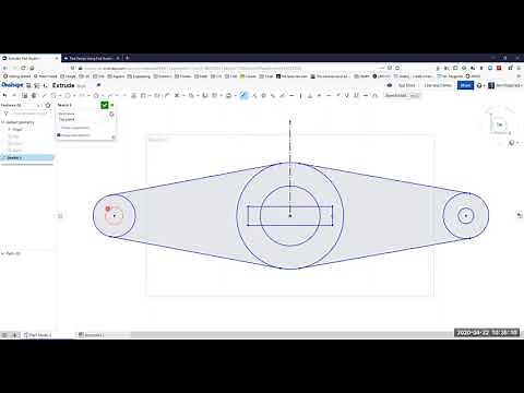 OnShape: CAD Fundamentals: Part Design Using Part Studio: Extrude
