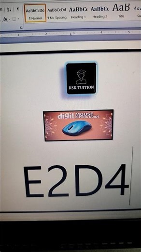 Mouse symbol short cut key || E2D4 || Computer 🖱