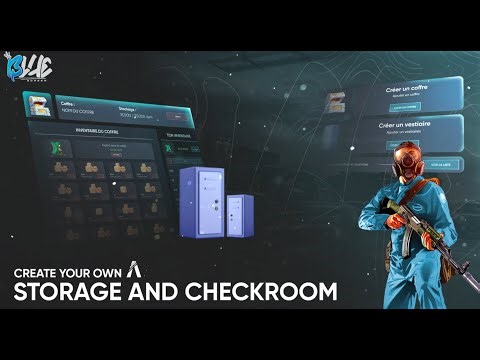 [FIVEM] - Creator System - Storage and CloakRoom - BLUE SCREEN - Script Fivem