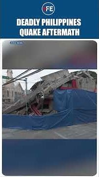 #watch : PHILIPPINES EARTHQUAKE AFTERMATH: Drone Images Reveal Extent of Damage| #shorts