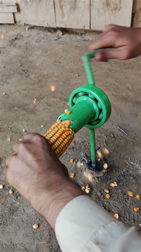 Mini Corn Stripping Tool With Monster Power! 💥🌽 #shorts