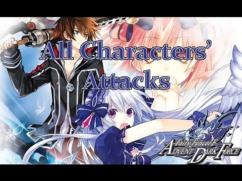 All Characters' Skills, Fairize, & Magic Attacks Compilation | Fairy Fencer F: Advent Dark Force EN