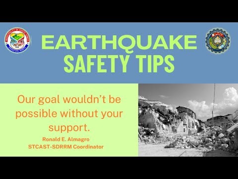 Earthquake Safety Tips